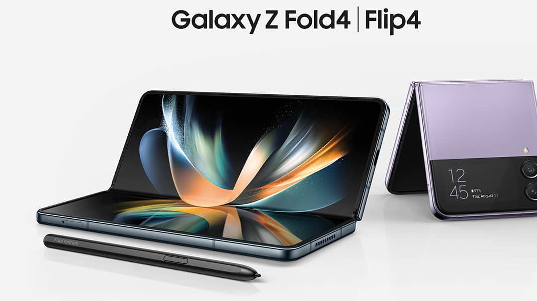 Les Samsung Galaxy Z Fold4 & Galaxy Z Flip4 ne font pas un pli