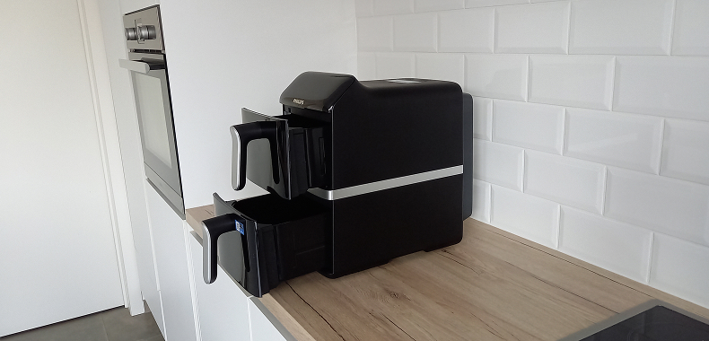 Philips NA461/00-airfryer - dubbel gestapelde manden